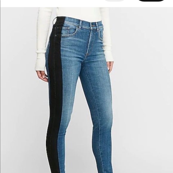 High rise black stripe ankle legging - Picture 3 of 8